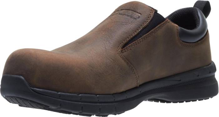 alternate view #3 of: HYTEST 10831 Brown, Unisex, Nano Toe, SD, Twin Gore Slip On